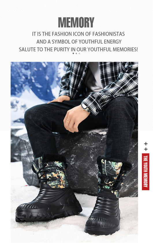 Botas de Nieve para Hombre Talla Grande con Forro Polar - Calidez Extrema - Image 8