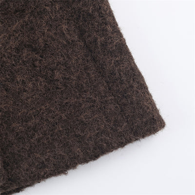 Abrigo Boucle Suelto Doble Botonadura Largo Otoño Invierno - Image 20