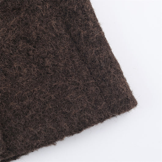 Abrigo Boucle Suelto Doble Botonadura Largo Otoño Invierno - Image 20