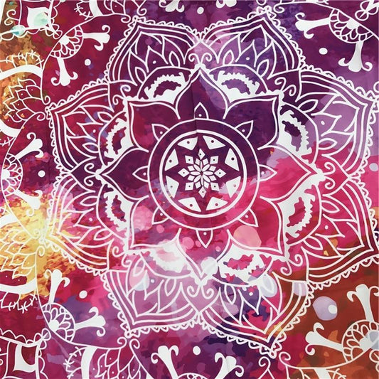 Tapiz Redondo Mandala Loto Bohemio Indio - Image 2