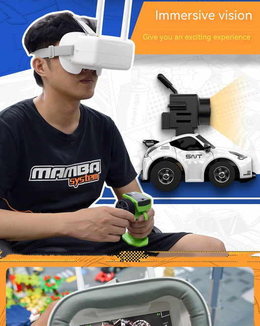 Auto de Carreras FPV con Control Remoto Q25 Chase 370z - Experiencia de Conducción Inmersiva - Image 13