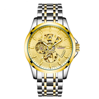 Reloj Automático de Acero Inoxidable con Correa de Moda Hipster - Image 5