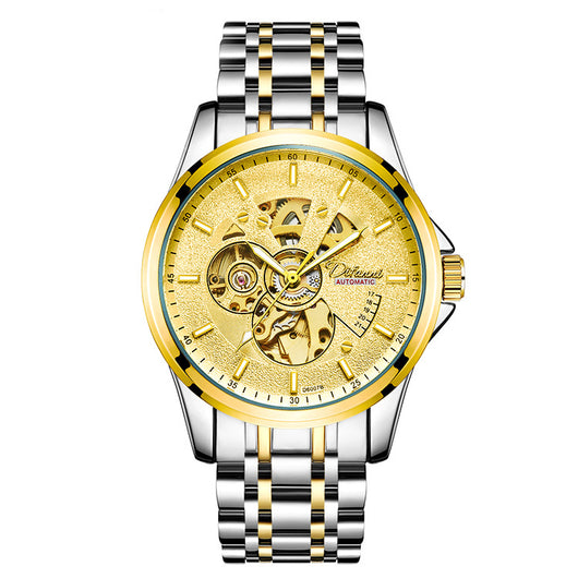 Reloj Automático de Acero Inoxidable con Correa de Moda Hipster - Image 5