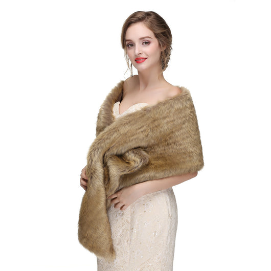 Estola de Piel de Zorro para Novia - Chal Elegante Invierno - Image 64