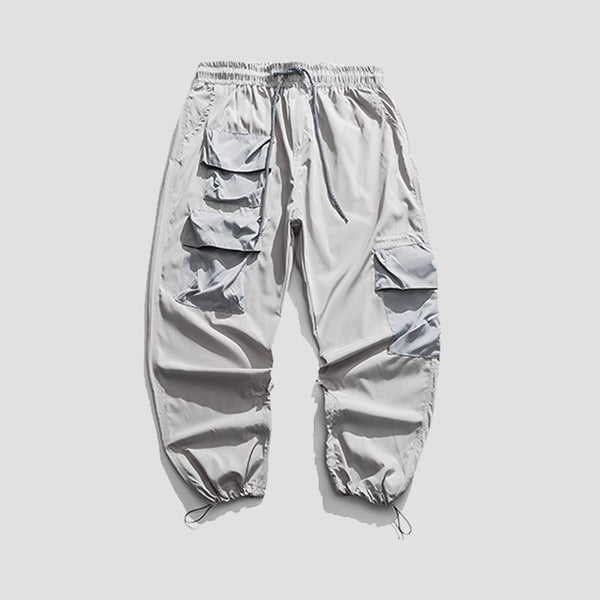 Pantalones Casuales Versátiles con Múltiples Bolsillos - Estilo Japonés Moderno