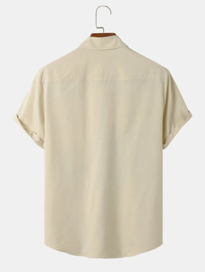 Camisa Casual de Botones Estampada para Hombre - Image 2