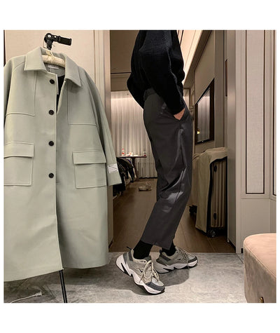 Pantalones Casuales Holgados Vintage para Hombre con Detalle Colgante - Image 19