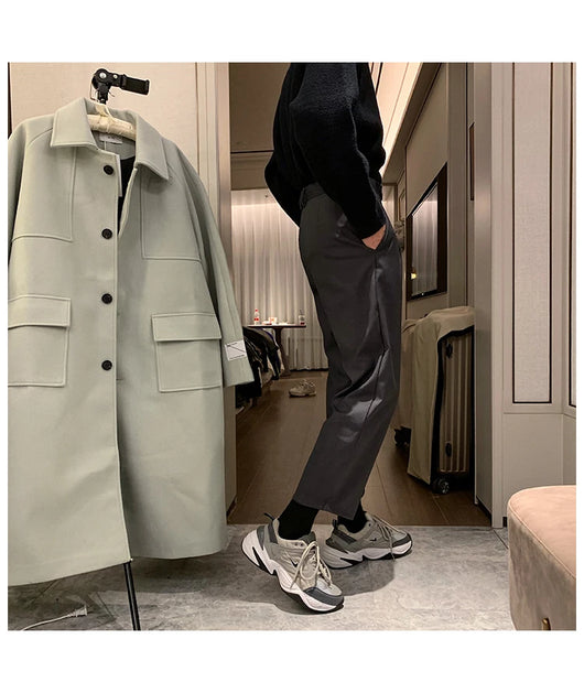 Pantalones Casuales Holgados Vintage para Hombre con Detalle Colgante - Image 19