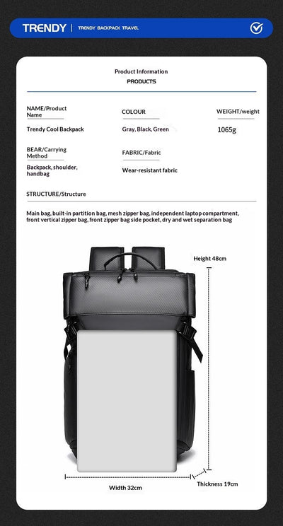 Mochila Ejecutiva Multiuso para Laptop con Diseño Urbano - Image 35
