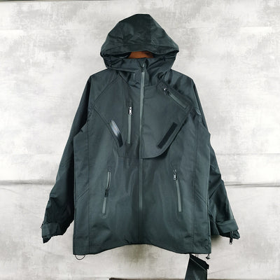 Chaqueta Técnica Cortavientos con Múltiples Bolsillos