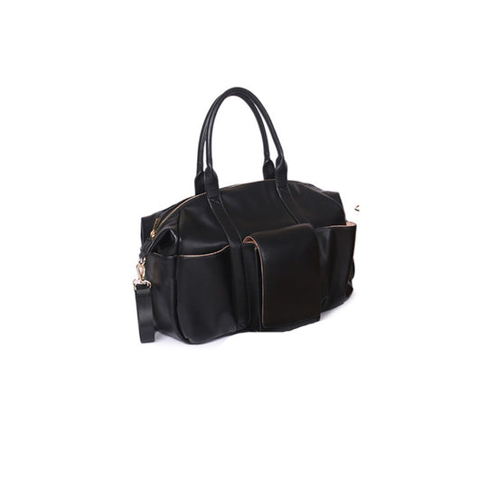 Bolso Maternal de Cuero PU con Gran Capacidad para Mamá y Bebé - Image 3