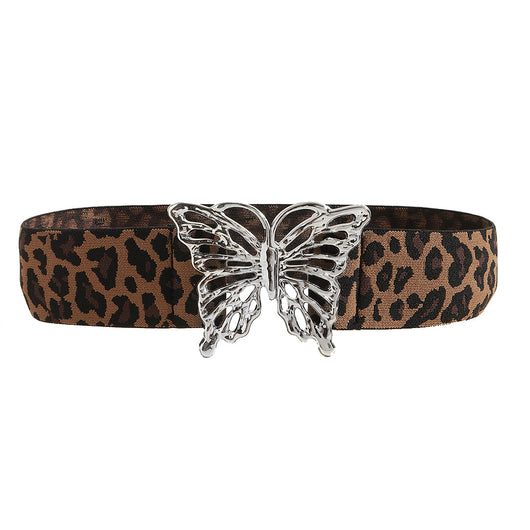 Cinturón Elástico para Mujer con Hebilla Mariposa - Accesorio Decorativo Versátil - Image 27