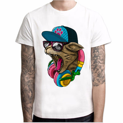 Playera Manga Corta Gato DJ Loco para Hombre - Image 10