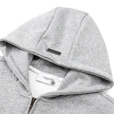 Suéter Hoodie Oversized para Hombre con Bolsillos de Diseño Dimensional - Image 3
