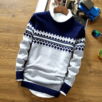 Suéter Cuello Redondo Otoño Invierno - Pullover Cómodo y Versátil - Image 2