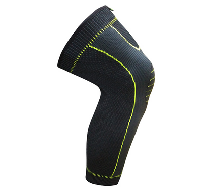 Protectores de piernas deportivos con compresión tejida para rodillas - Image 3
