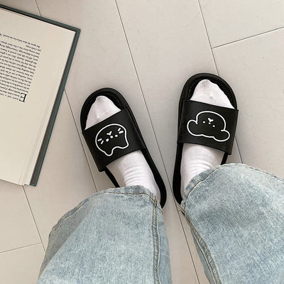 Sandalias y Pantuflas Casuales para Mujer con Suela Gruesa y Acolchada - Image 5