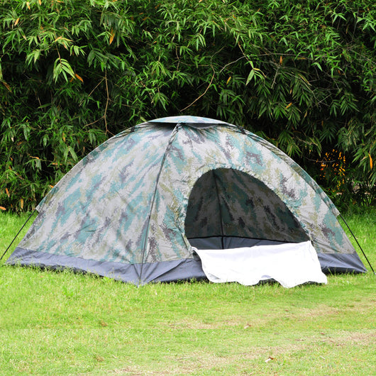Tienda de Campaña Doble Camuflaje para Camping y Aventuras al Aire Libre - Image 4