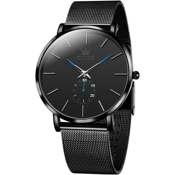 Reloj de Cuarzo Elegante con Hebilla Siamesa - Diseño Minimalista