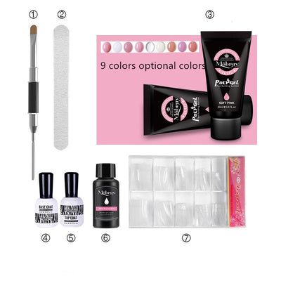 Kit Completo de Gel para Extensiones de Uñas