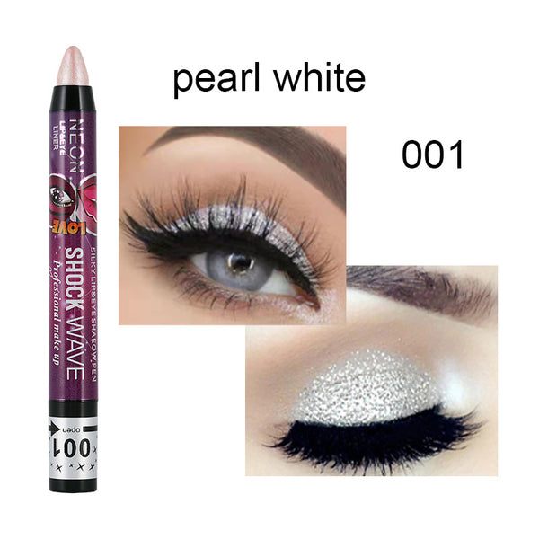 Lápiz de Sombra Ojos Larga Duración - Maquillaje Shimmer Resistente