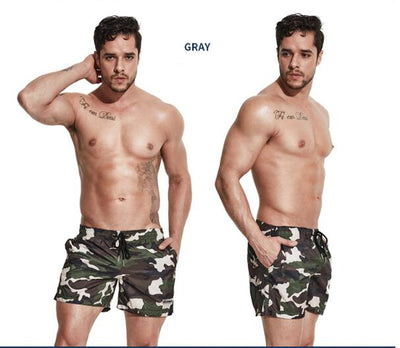 Shorts de Playa Camuflaje Sueltos Secado Rápido para Hombre - Image 6