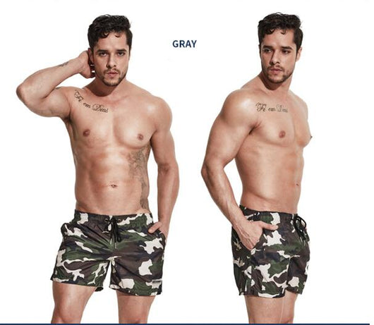 Shorts de Playa Camuflaje Sueltos Secado Rápido para Hombre - Image 6