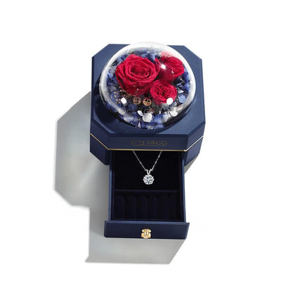 Collar Solitario de Diamante con Seis Puntas en Plata - Propuesta de Matrimonio - Image 10