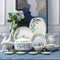Juego de Vajilla de Porcelana Nórdica Premium para el Hogar
