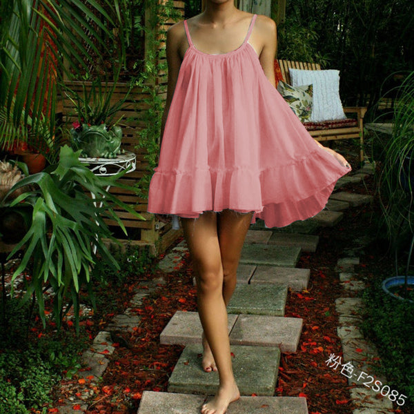 Top Elegante sin Mangas con Tirantes Finos y Volantes - Image 17