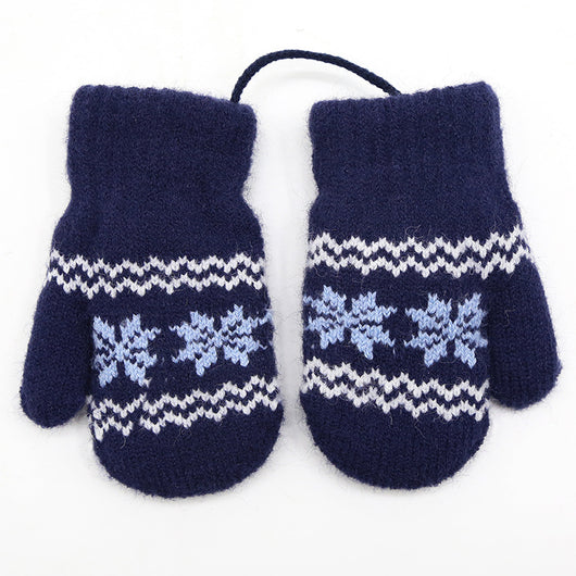 Guantes Cálidos Alpaca con Arnés para Niños - Image 7