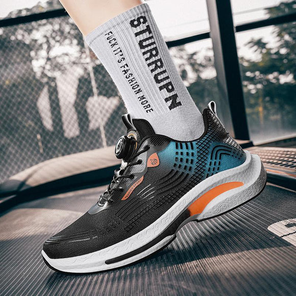 Zapatilla Deportiva Transpirable con Malla y Hebilla Giratoria