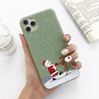 Funda para Celular Navideña con Reno y Muñeco de Nieve - Image 15