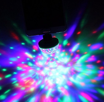 Proyector Disco Ball LED USB 5V - Iluminación DJ para Fiestas y Navidad - Image 2