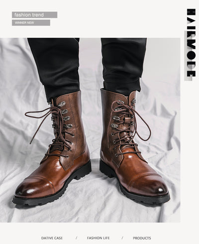 Botines Denim Locomotora con Cordones Otoño Invierno Negro - Image 23