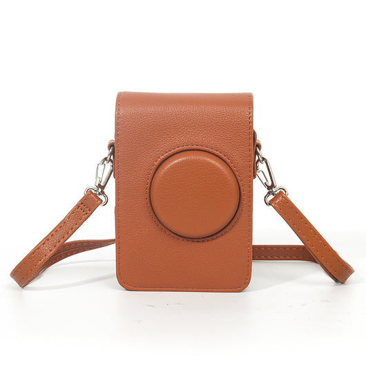 Estuche de Cuero Retro para Cámara Instantánea - Protección Vintage - Image 10