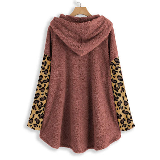 Sudadera Hoodie de Felpa Manga Larga Suelta y Cómoda - Image 8