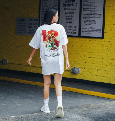 Camiseta Hip Hop Estampada de Manga Corta Unisex - Image 6