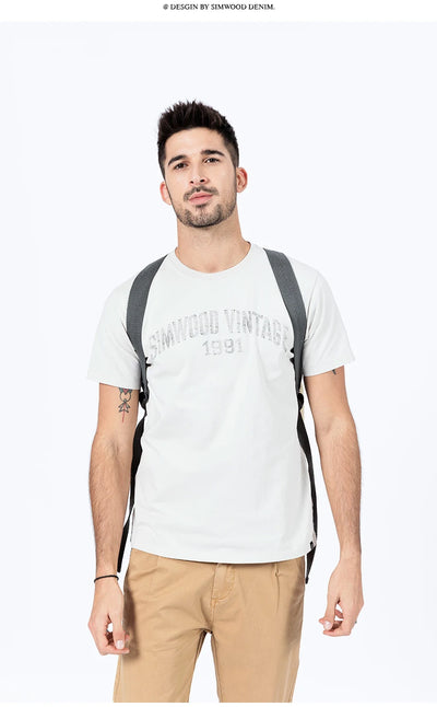 Camiseta Casual con Estampado de Letras - Image 11