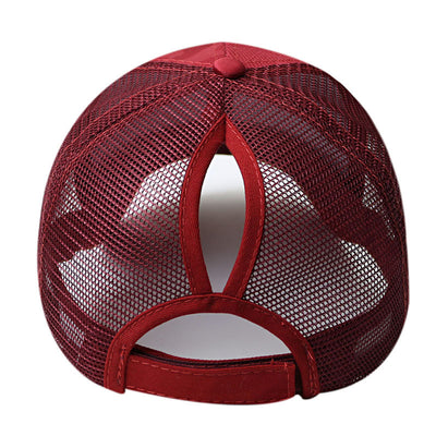 Gorra de béisbol con cola de caballo para mujer - Image 4