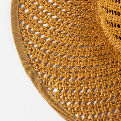 Sombrero de Paja Tejido con Encaje y Ala Ancha para Primavera y Verano - Image 18