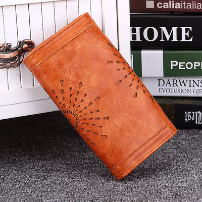 Cartera Larga de Moda Europea con Diseño Calado - Descuento Especial - Image 7
