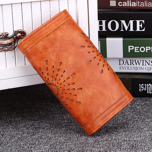 Cartera Larga de Moda Europea con Diseño Calado - Descuento Especial - Image 7