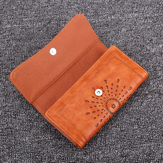 Cartera Larga de Moda Europea con Diseño Calado - Descuento Especial - Image 2