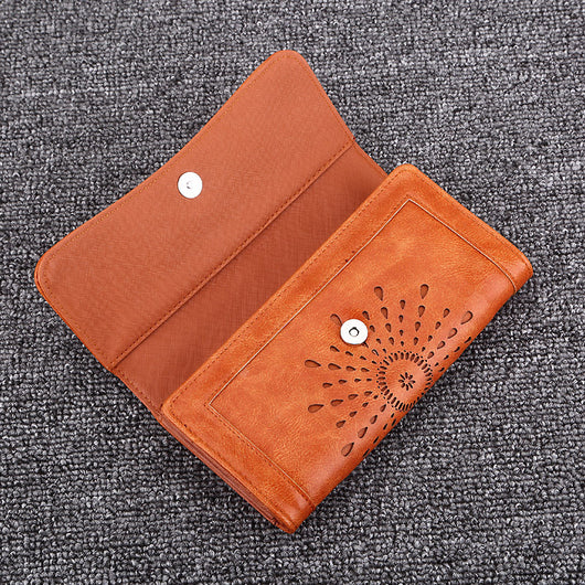 Cartera Larga de Moda Europea con Diseño Calado - Descuento Especial - Image 2