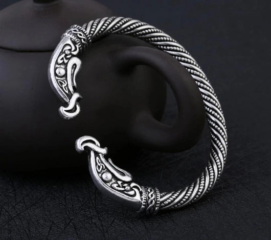 Pulsera Guerrero Vikingo Estilo Retro Vintage - Image 3