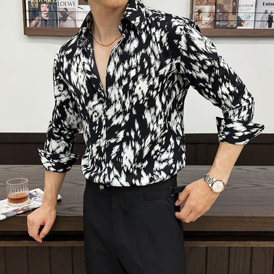 Camisa Slim Estampada Personalizada para Hombre - Image 3