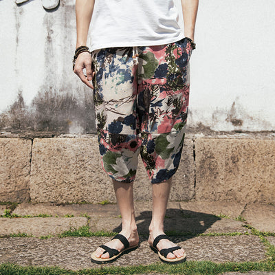 Pantalones Cropped Retro Holgados Talla Grande - Image 23