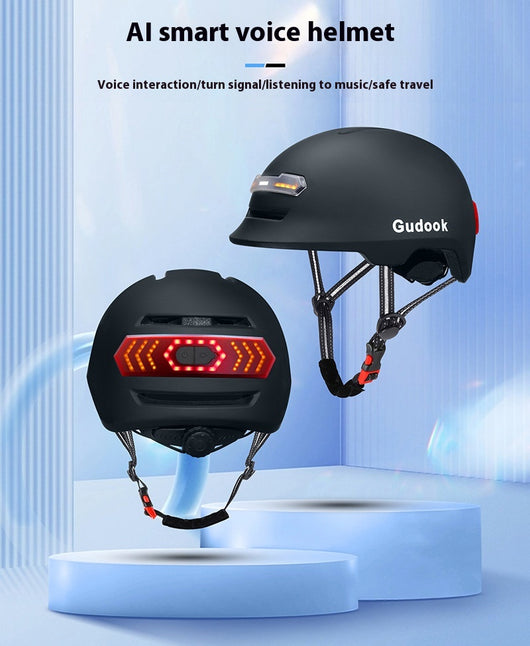 Casco Inteligente con Luces LED, Control de Voz y Conectividad Bluetooth - Image 18