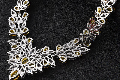 Aretes Ice Flower - Juego de Joyas Elegantes - Image 2